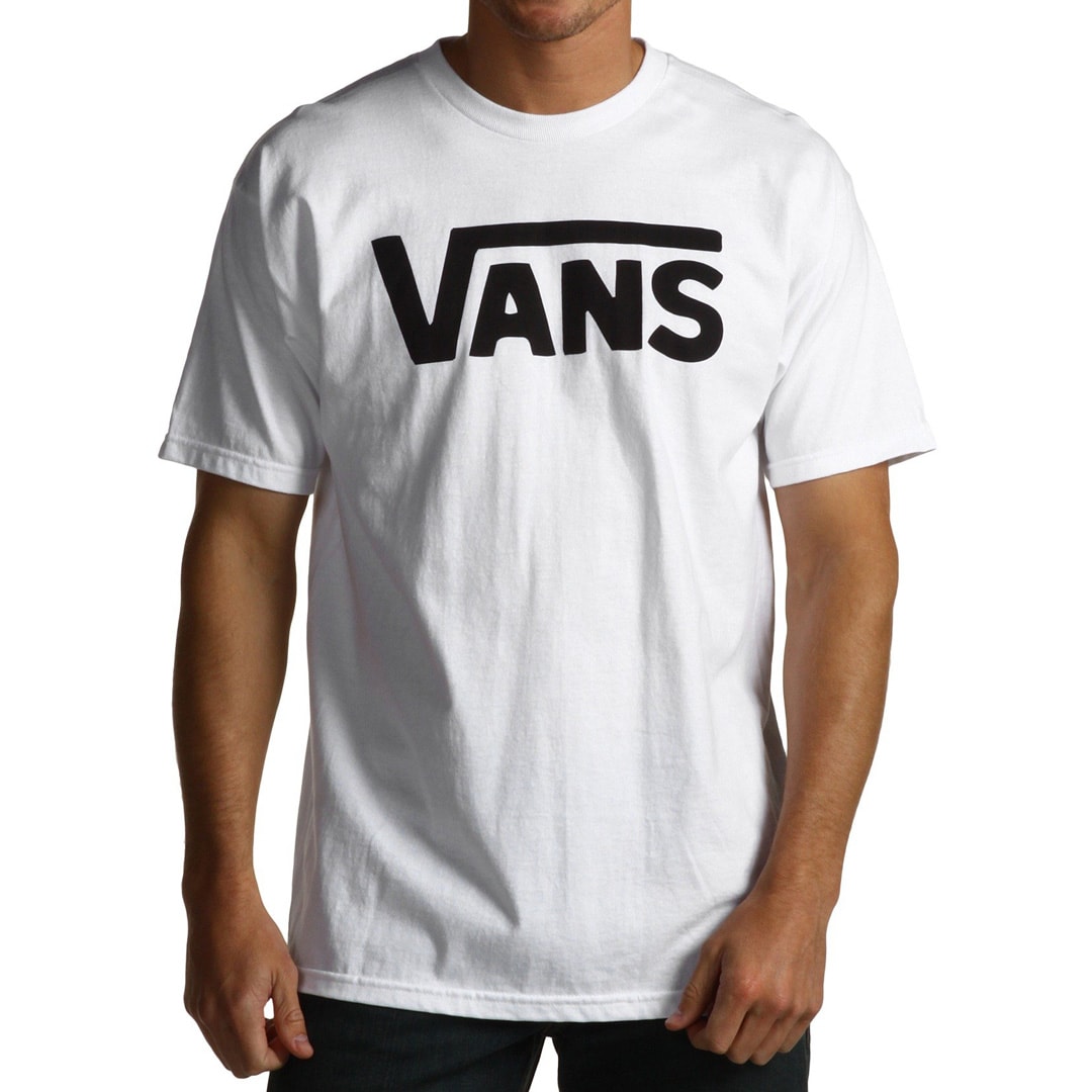 Unsuitable As goal Vans Classic T-Shirt White Black - Billion Creation