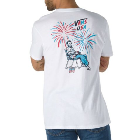Vans Uncle Slam Pocket T-Shirt White