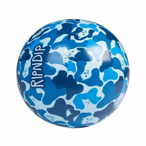 Rip N Dip Camo Beach Ball Blue