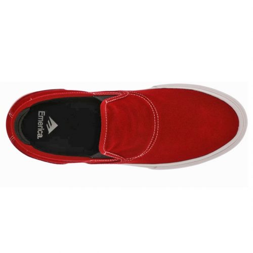 Emerica Wino G6 Slip-On Shoe Red White Black