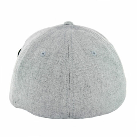 FOX Clouded Flexfit Hat Grey Black - Image 2