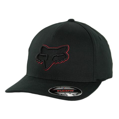 FOX Head Epicycle Flexfit Hat Black Red