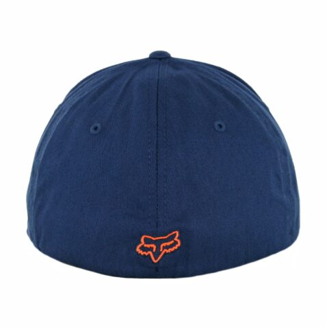 FOX Flex 45 Flexfit Hat Navy Orange
