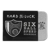 Hardluck 6 Ball Speed Bearings Silver Black