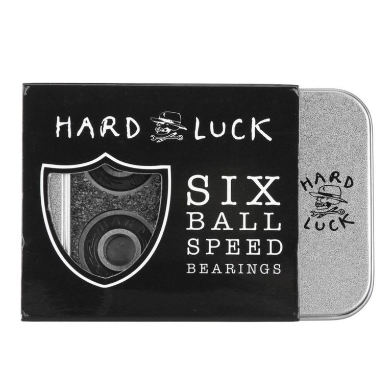 Hardluck 6 Ball Speed Bearings Silver Black