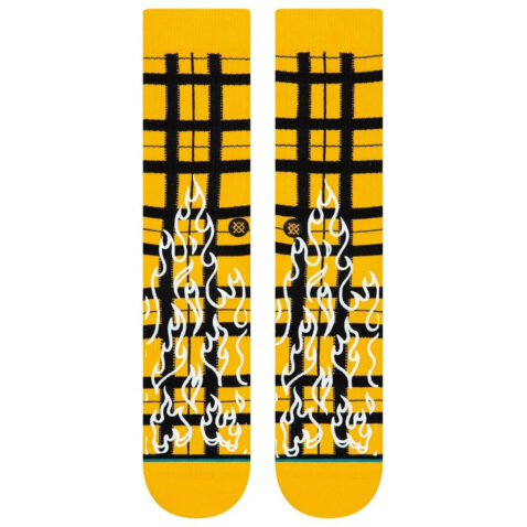 Stance Burning Up Sock Yellow