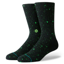 Stance Galactic Splatter Sock Black