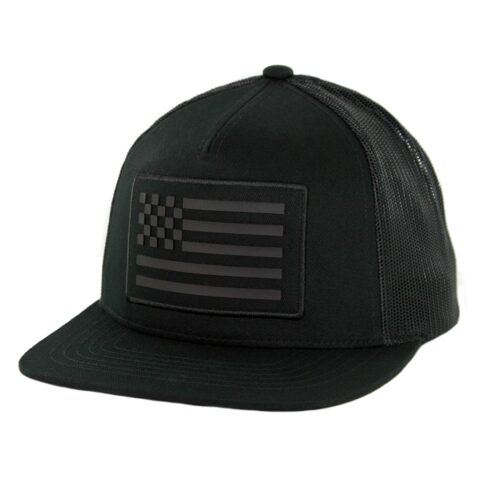 FOX Patriot Snapback Hat Black