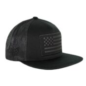 Fox Patriot Snapback Hat Black - Side
