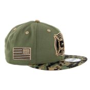 New Era 9Fifty Chicago Fire Military Appreciation Snapback Hat Digi Camo - Side