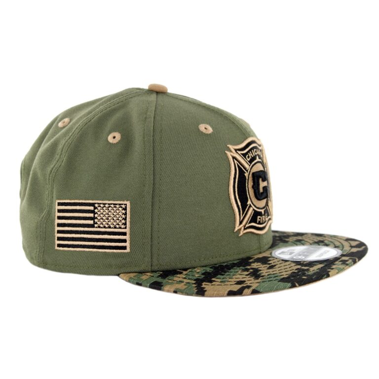New Era 9Fifty Chicago Fire Military Appreciation Snapback Hat Digi Camo - Side New Era 9Fifty Chicago Fire Military Appreciation Snapback Hat Digi Camo - Side