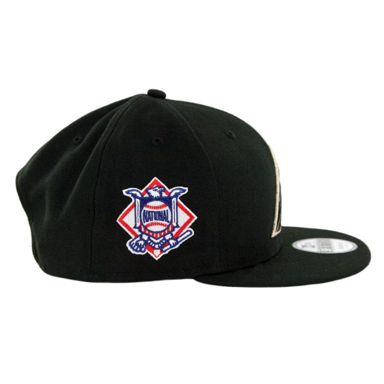 New Era 9Fifty Arizona Diamondbacks Baycik Snapback Hat Black - Side New Era 9Fifty Arizona Diamondbacks Baycik Snapback Hat Black - Side
