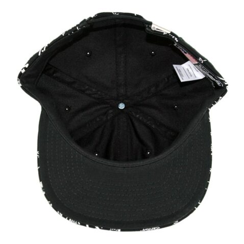 HUF Pavillion 6 Panel Strapback Hat Black