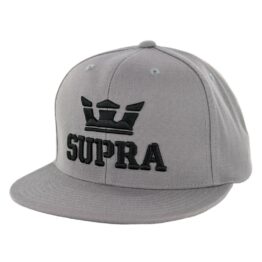 Supra Above II Snapback Hat Charcoal