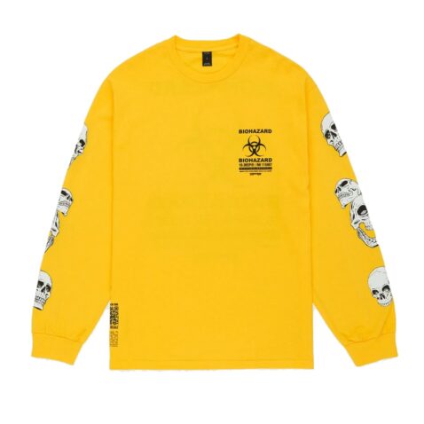 10 Deep Biohazard Long Sleeve T-Shirt Yellow