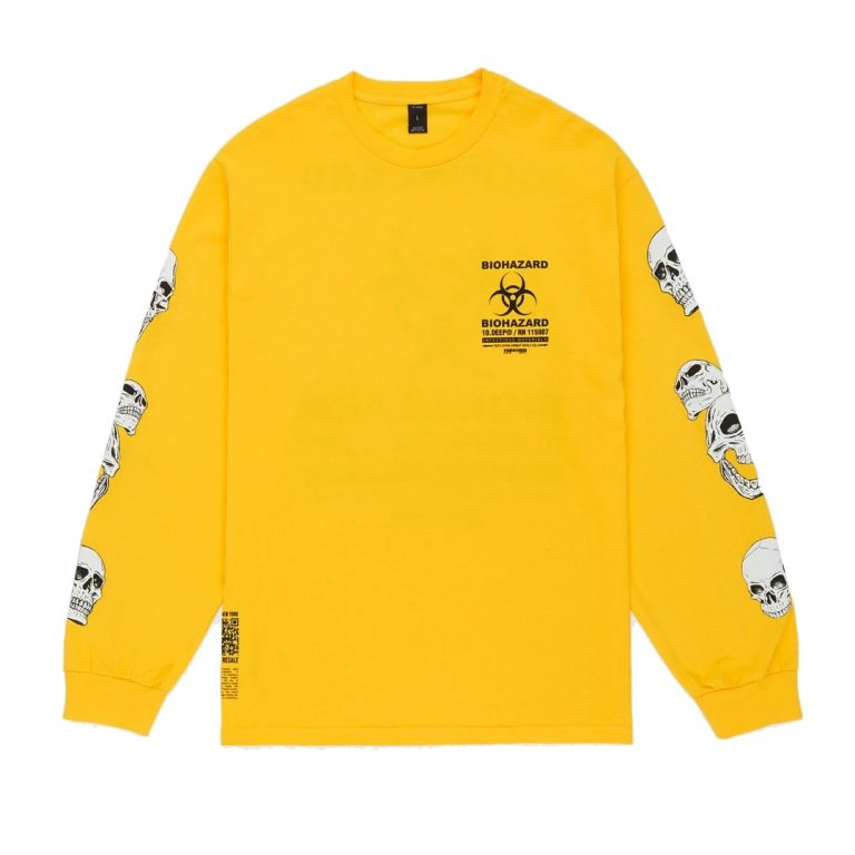 10 Deep Biohazard LS Tee (Yellow)-min