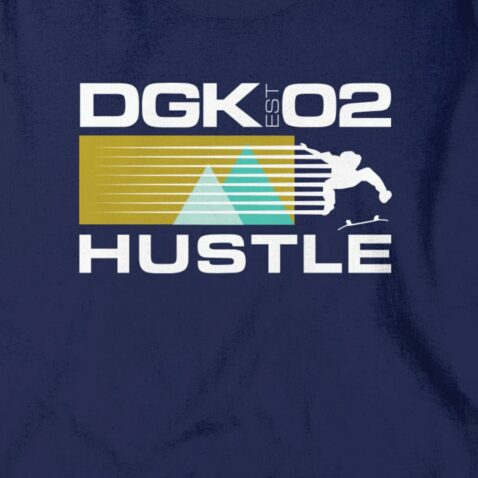 DGK Established Long Sleeve T-Shirt Navy - Image 3