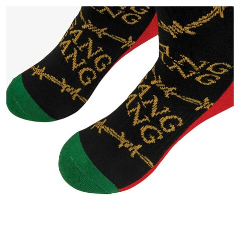 DGK Gang Gang Crew Sock Black