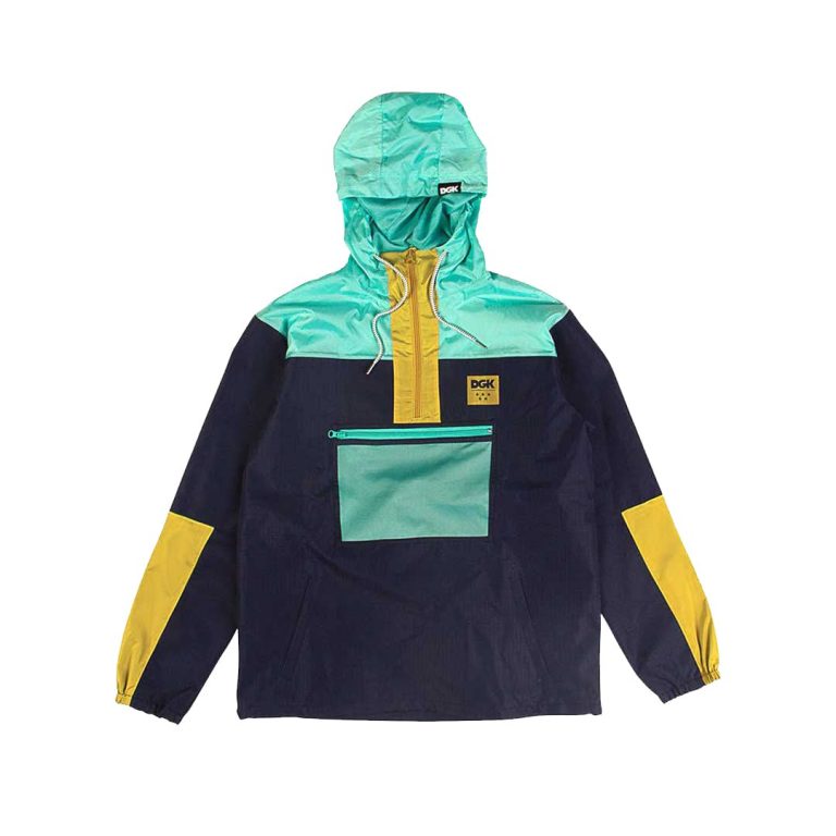 DGK Ruckus Custom Windbreaker Jacket Navy