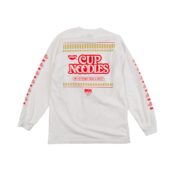 DGK x Cup Noodles Logo Long Sleeve T-Shirt White