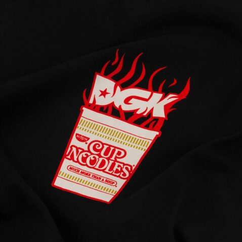 DGK x Cup Noodles Logo T-Shirt Black