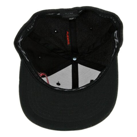 FOX Clouded Flexfit Hat Black Red