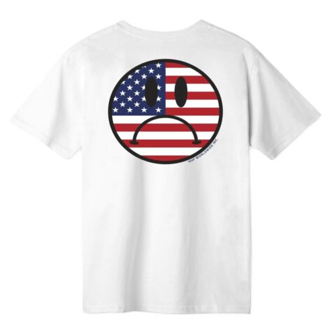 HUF Bummer USA T-Shirt White HUF Bummer USA T-Shirt White