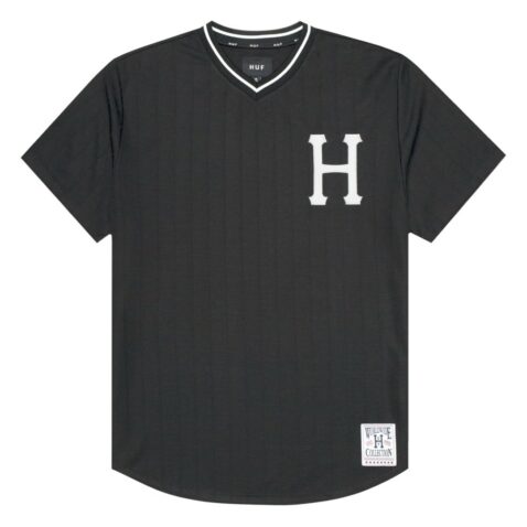HUF Chavez Baseball Jersey Shirt Black