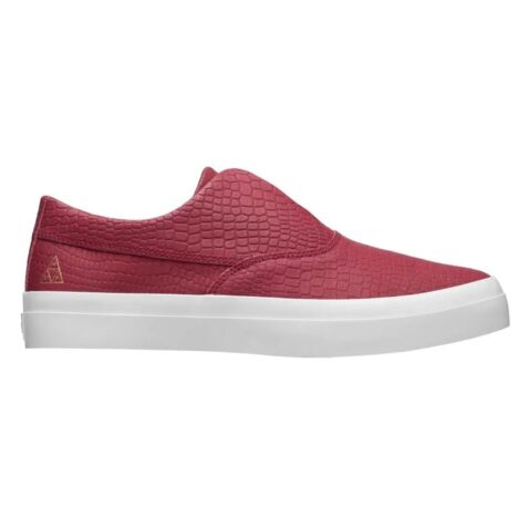 HUF Dylan Slip On Shoe Rose Wood Red