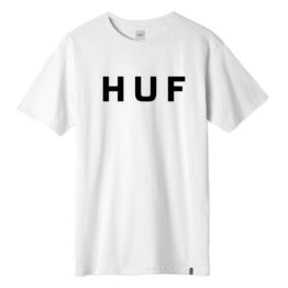 HUF Essentials OG Logo T-Shirt White