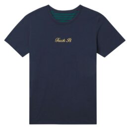 HUF Fuck It Reversible Knit T-Shirt Dark Navy