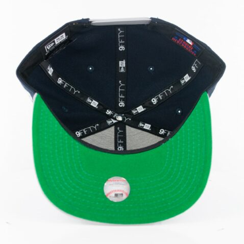 New Era 9Fifty New York Yankees Arch Snapback Hat Dark Navy