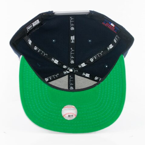 New Era 9Fifty New York Yankees Arch Snapback Hat Dark Navy - Image 3