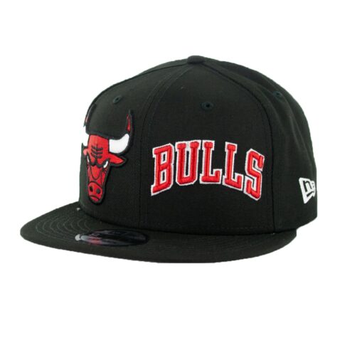 New Era 9Fifty Chicago Bulls Logo Wrap Snapback Black