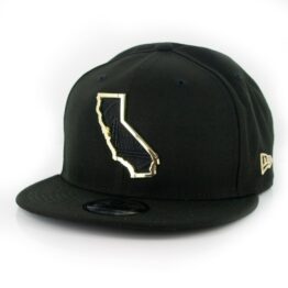New Era 9Fifty Golden State Warriors MNT State Snapback Hat Black