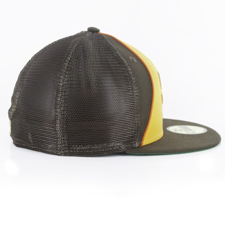 New Era 59Fifty San Diego Padres Winfield Trucker Fitted Hat Brown Gold New Era 59Fifty San Diego Padres Winfield Trucker Fitted Hat Brown Gold