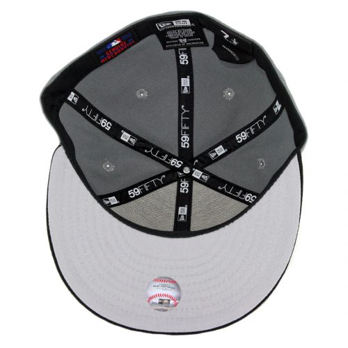 New Era 59Fifty Chicago White Sox Fitted Hat Storm Grey Black
