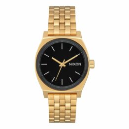 Nixon Time Teller Watch All Gold Black Sunray