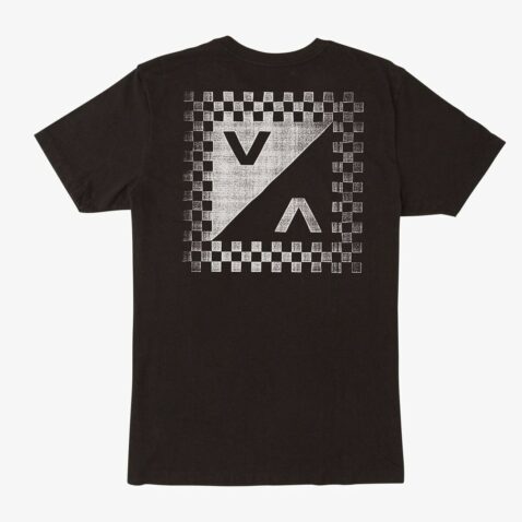 RVCA Check Mate T-Shirt Black