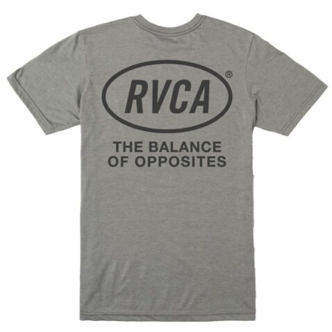 RVCA Labour T-Shirt Grey Noise