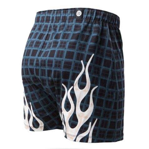 Stance Burnt Plaid BX Boxer Black