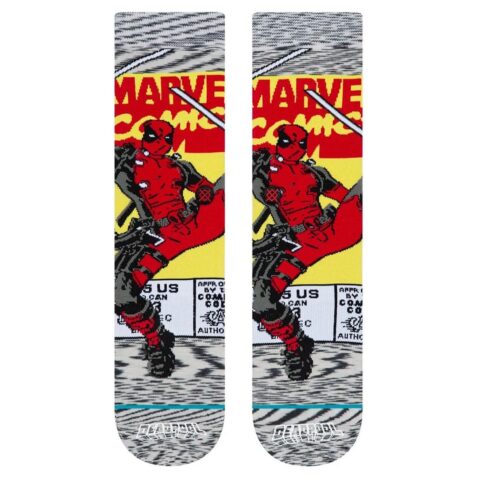 Stance Deadpool Comic Sock Grey