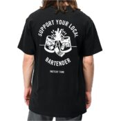 Sketchy Tank Bartender T-Shirt Black