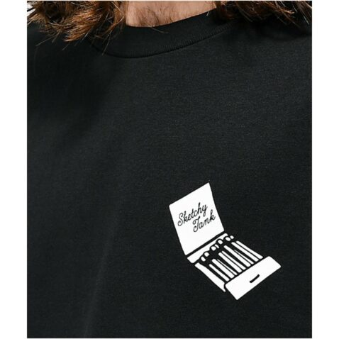 Sketchy Tank Bartender T-Shirt Black