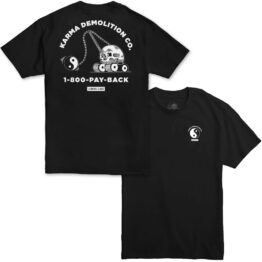 Sketchy Tank Karma Demolition T-Shirt Black