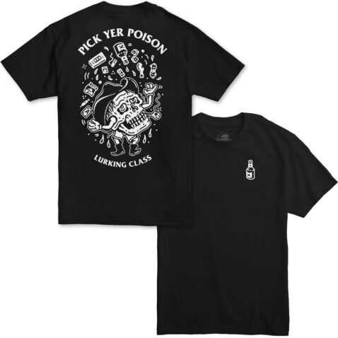 Sketchy Tank Pick Yer Poison T-Shirt Black