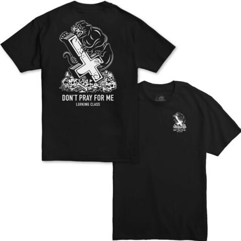Sketchy Tank Pray Panther T-Shirt Black