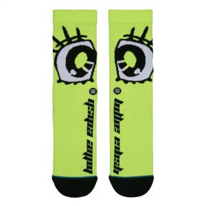 Stance x Billie Eilish Anime Eyes Sock Neon Green