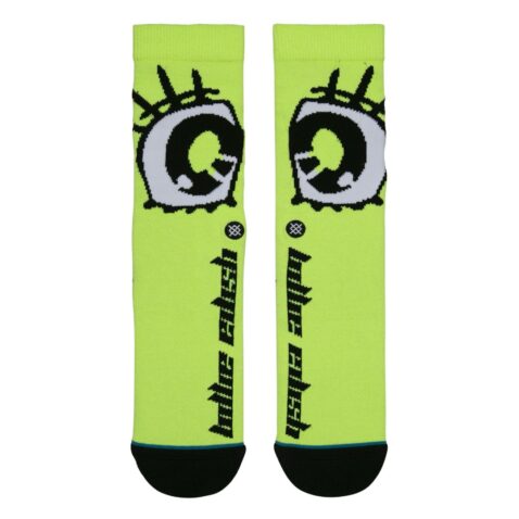 Stance x Billie Eilish Anime Eyes Sock Neon Green
