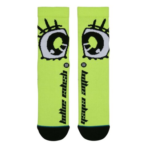 Stance x Billie Eilish Anime Eyes Sock Neon Green - Image 2